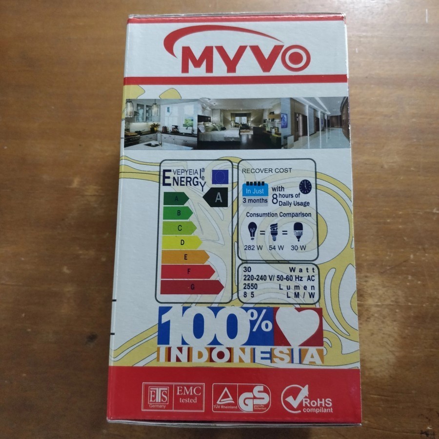 MYVO King's Bulb T 50w Lampu Hemat Bohlam Murah Irit Listrik 50 watt