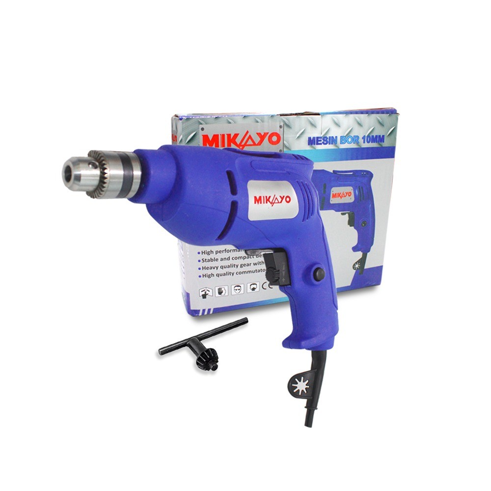 PAKET TUKANG KAYU HEMAT!!MIKAYO Serut Kayu Planer Ketam Sugu Pasah MK2900&amp;MIKAYO Mesin Gerinda Tangan 4 inch Angle Grinder&amp;MIKAYO Mesin Bor Tangan Listrik Bolak Balik 10mm GARANSI RESMI