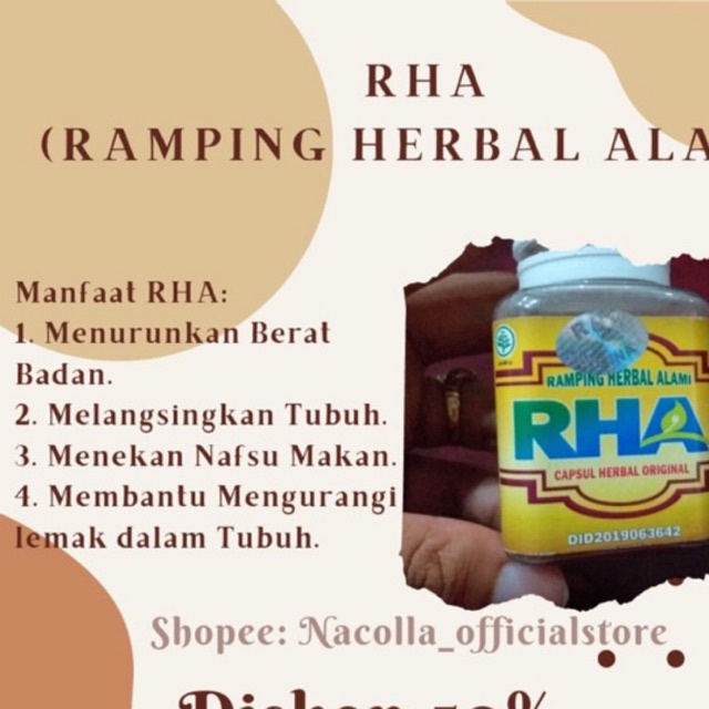 RHA (Ramping Herbal Alami) PELANGSING 100% Original