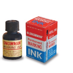 REFILL / ISI TINTA SPIDOL PERMANENT SNOWMAN HITAM