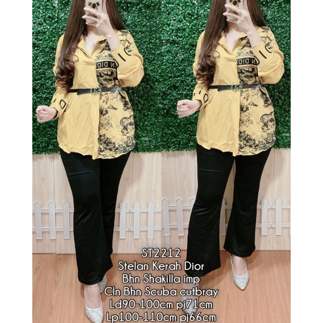 JJ St 2212 Stelan Kerah Dior L