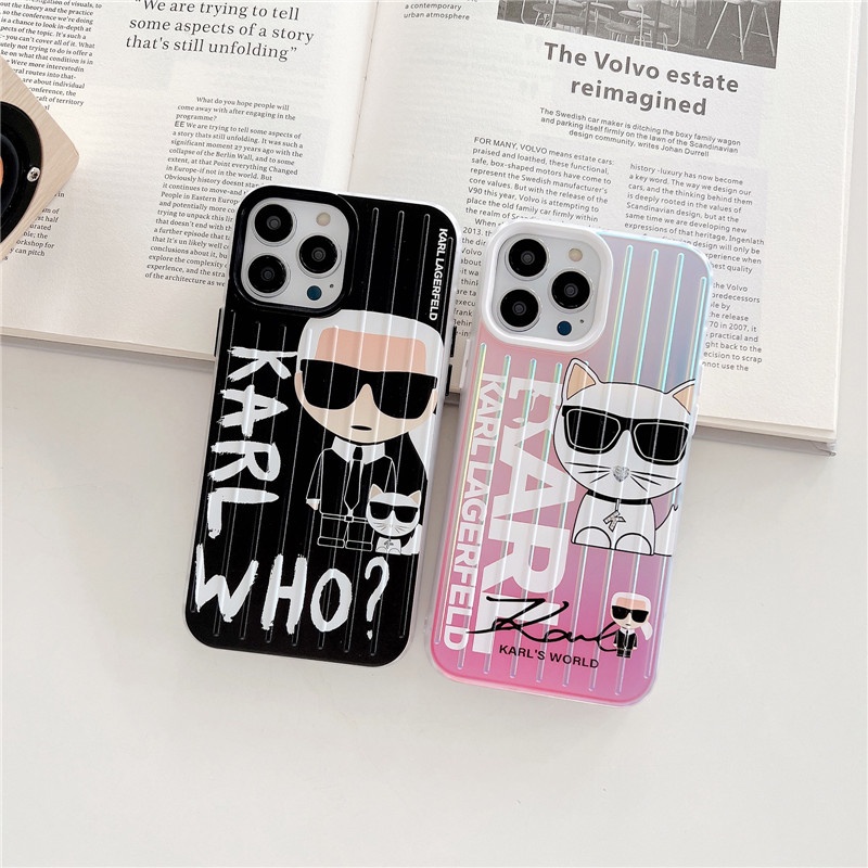 Carl Casing Soft Case IPhone 14 / 13 / 12 / 11 Pro Max Warna Laser Macaron Berkilau
