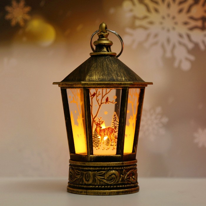 Lentera LED Lampu Tidur Natal Murah Souvenir Natal Christmas LC 1887 HARGA GROSIR