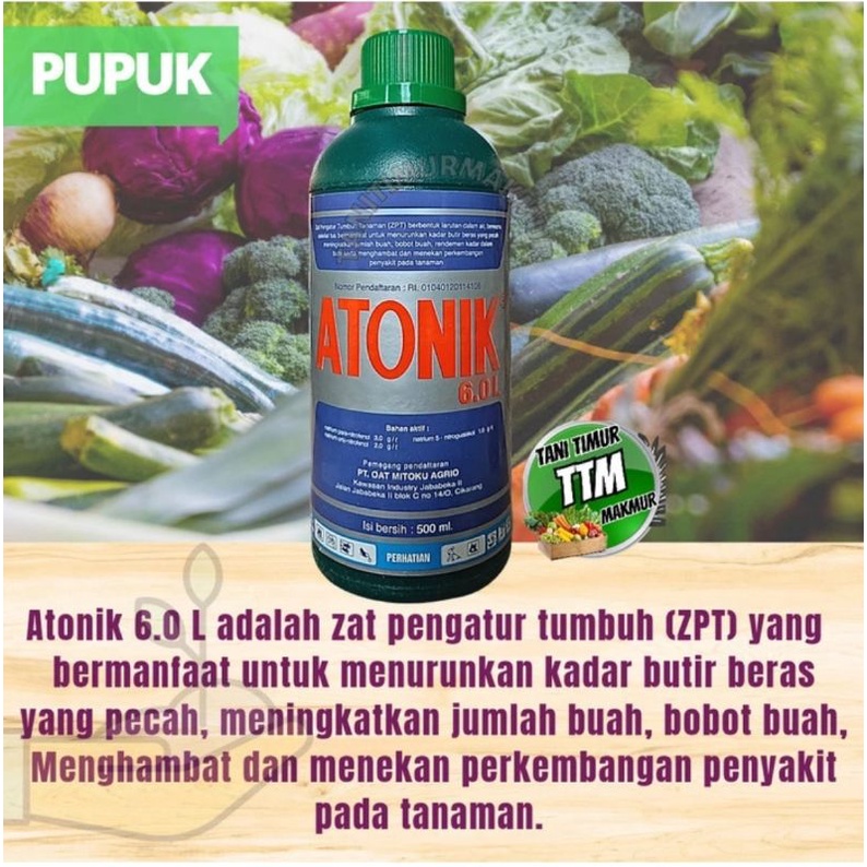 ATONIK 500 ML-PUPUK CAIR-ZAT PENGATUR TUMBUH