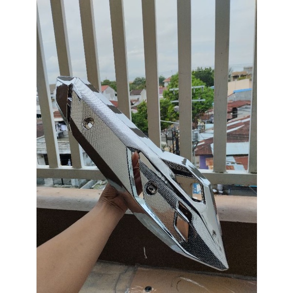 TuTup Kenalpot Aksesoris Crom Vario 150 2017/ Vario 2018 Dan Beat F1