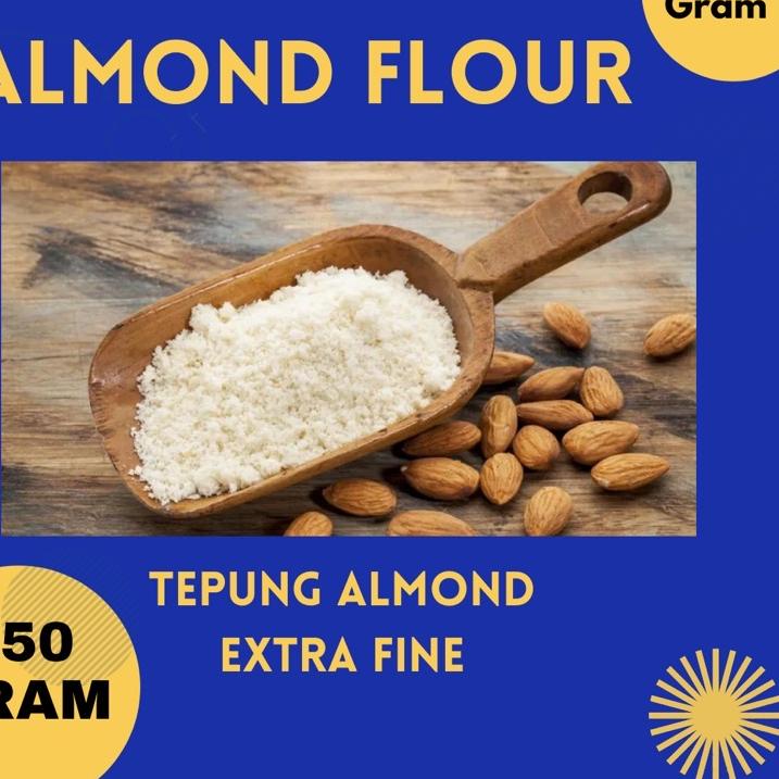 

TrcM2y2X--Almond Flour 250Gr / Tepung Almond 250Gram