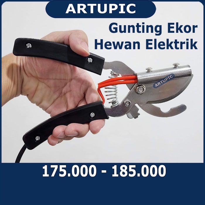 Gunting Ekor Hewan Elektrik Alat Tang Potong Listrik Pemotong Ekor Babi Piglet Hewan Ternak Electric Tail Cutting Pliers End Cutting Pliers Disconnect Pig Tail