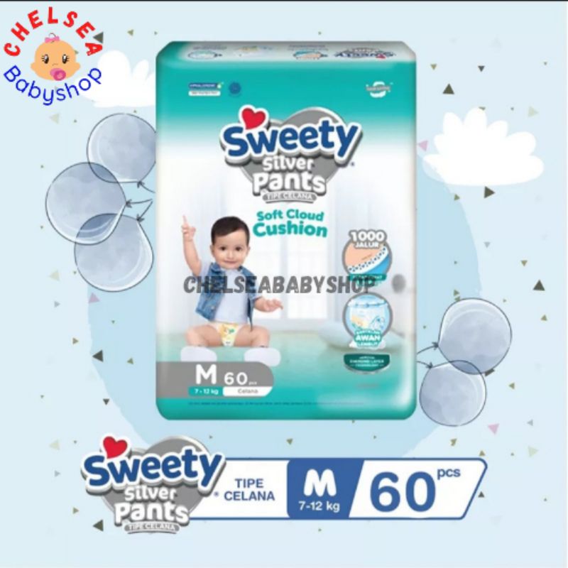 sweety silver pants m60 / sweety silver M 60 / type celana