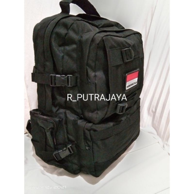 Tas ransel gultor 511 jumbo tas ransel hitam army tas tactical outdoor besar bonus rubber/tempelan