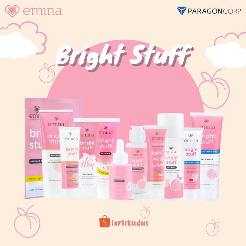 Emina Bright Stuff Paket/Emina Bright Stuff Series/Emina Bright Stuff Paket Lengkap/Emina Paket