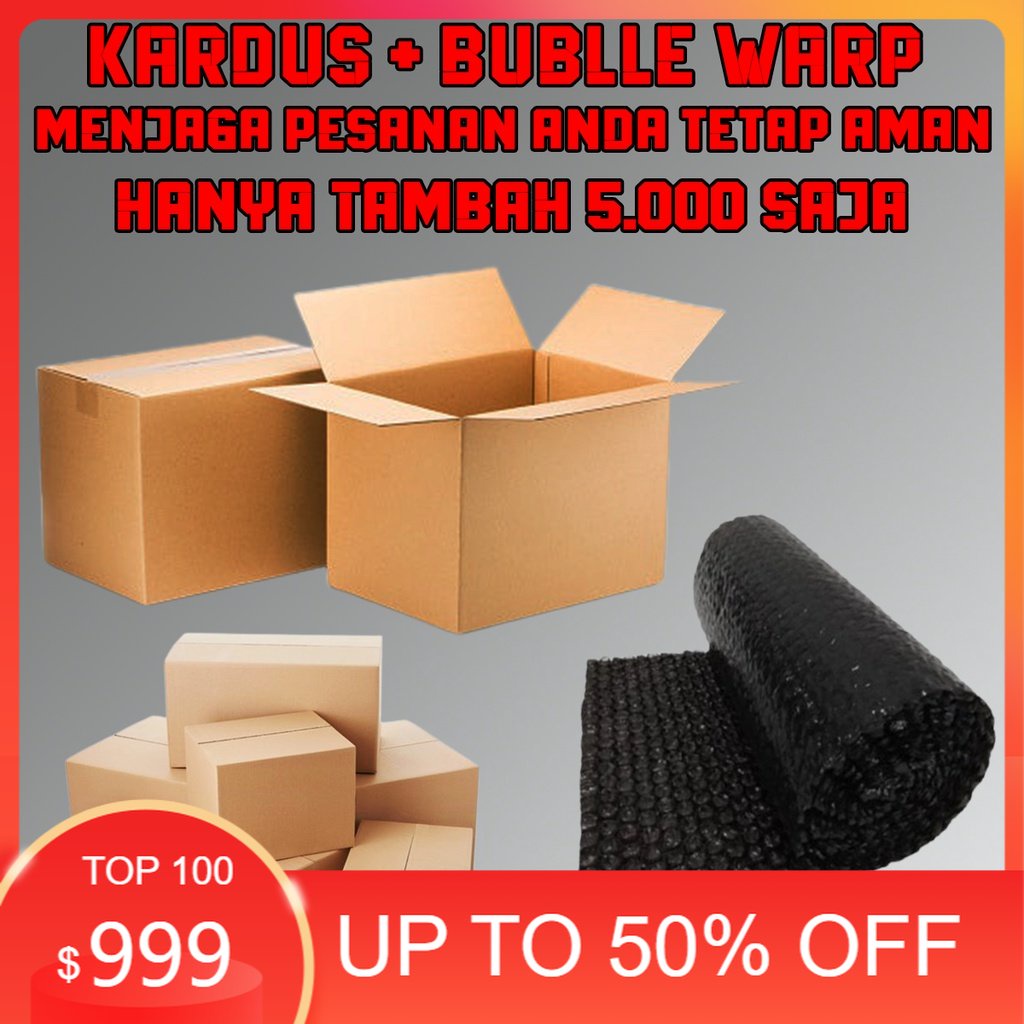

helm BOX DUS PACKING + BUBLLE WARP TAMBAHAN PACKINGAN HELM BARANG YANG MUDAH PECAH