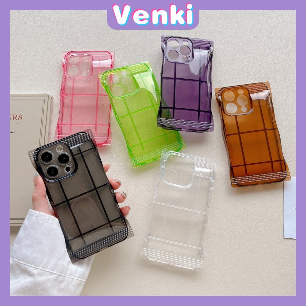 iPhone Case For 14 Series Silicone Soft Case Sweet Glossy Clear Snack Bag Case Simple Case Camera Protection Shockproof For iPhone 14 13 12 11 Plus Pro Max 7 Plus