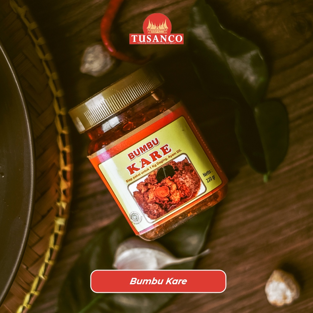 

Bumbu Kare Tusanco untuk 1 KG daging
