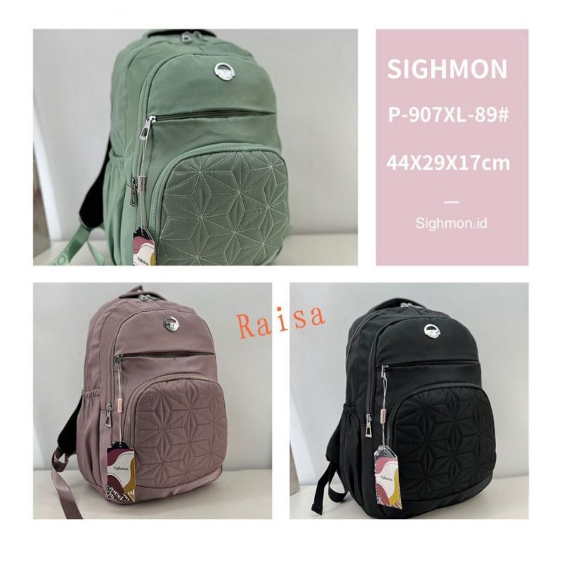 TAS RANSEL SIGHMON JUMBO KODE.P-907XL-89# IMPORT ORI