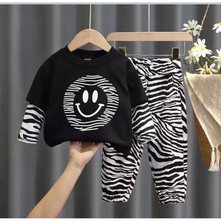 SETELAN ANAK  BAJU ANAK MOTIF ZEBRA KIDS TERBARU DAN TERLARIS BAJU ANAK TER MURAH BAJU TIDUR ANAK BAJU HARIAN ANAK1-5THN