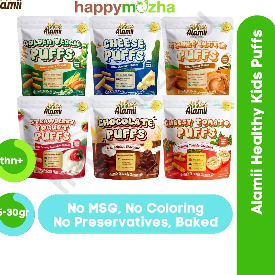 

Diskon Gede--Alamii Puffs Healthy Snack 25gr