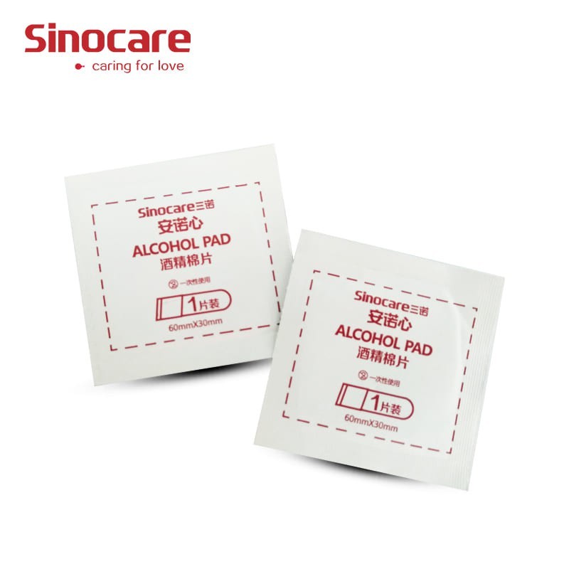 ALKOHOL SWAB SINOCARE ALKOHOL PAD TISU SWAB ISI 50 PCS