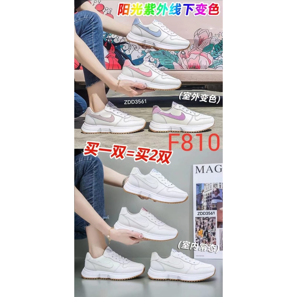 Sepatu Putih Cewek F810 / 913 Sepatu kuliah remaja perempuan terbaru SPTSW