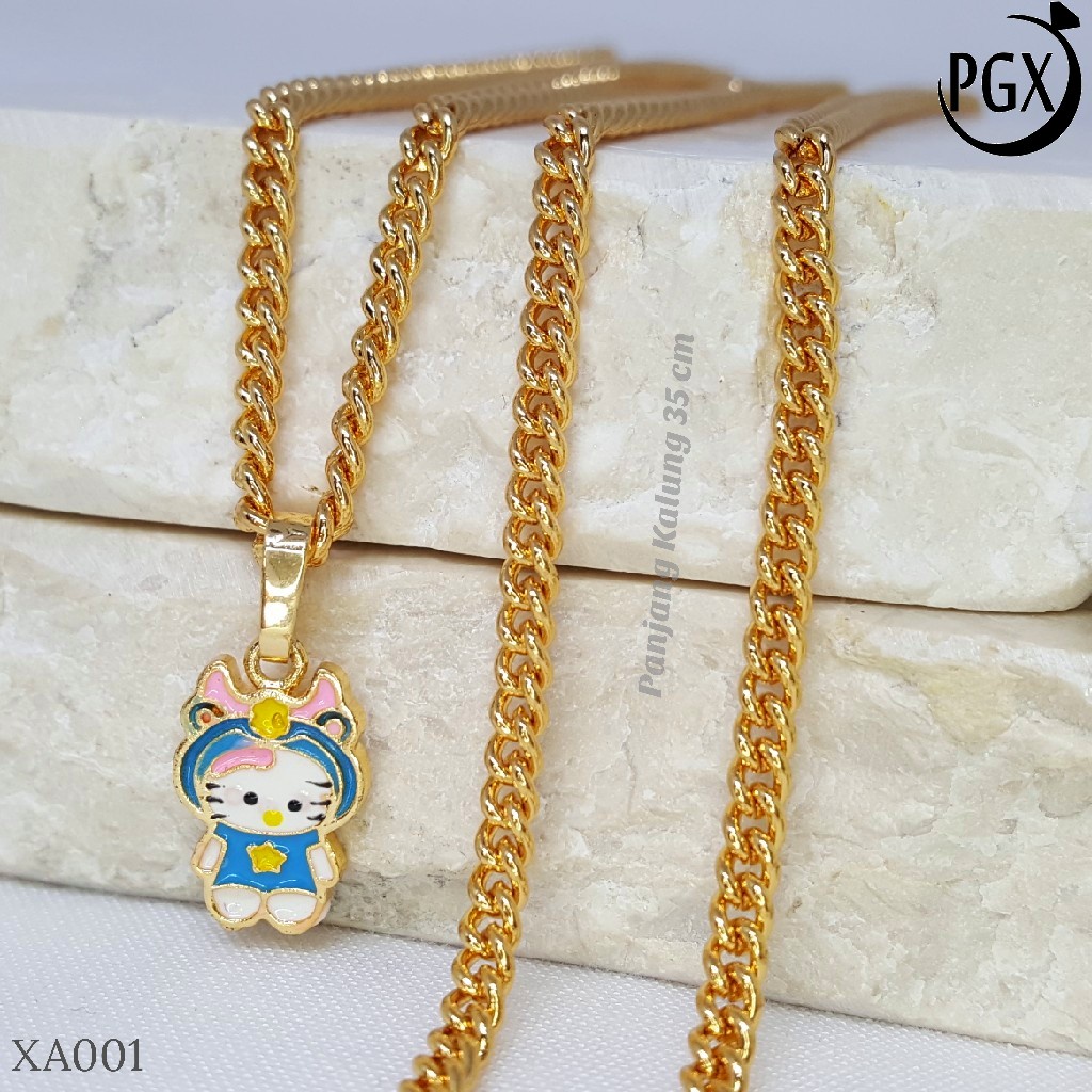 PGX Kalung Anak Perempuan Xuping Lapis Emas Aksesoris Fashion Perhiasan Premium - XA001