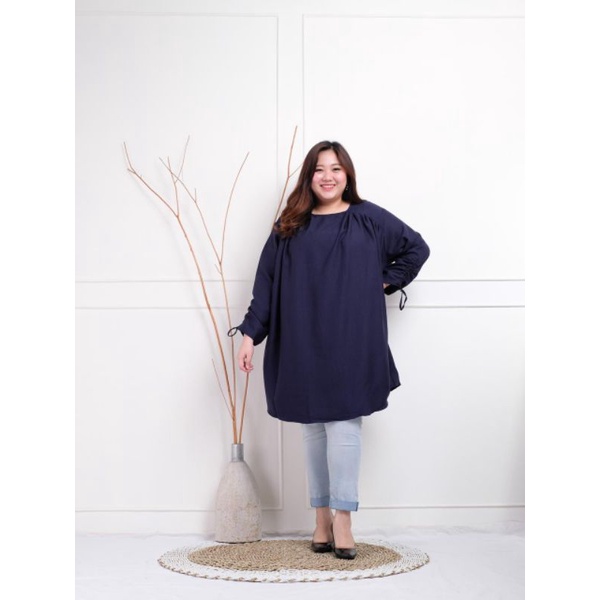 tunik moscrepe jumbo Ld130cm