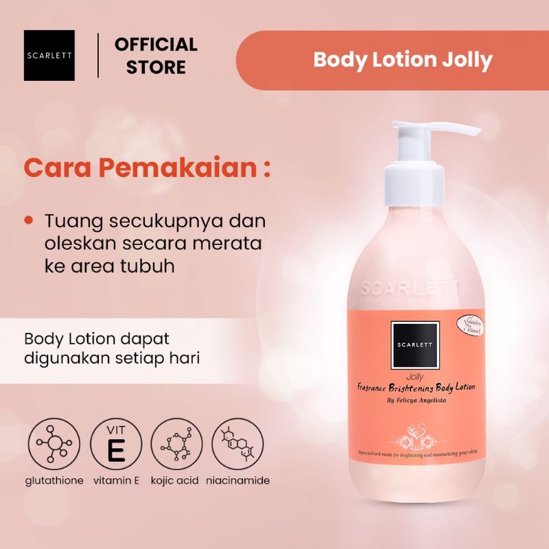 Jual Scarlett Whitening Body Lotion Jolly Shopee Indonesia