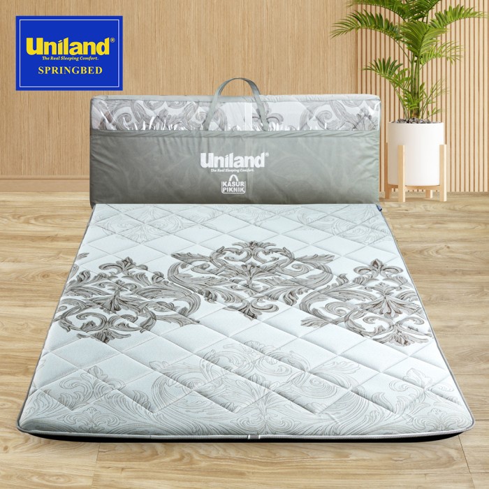 Furniture Uniland Kasur Lipat 160X200 Bonus Tas Kasur-Busa Gulung Lantai Travel
