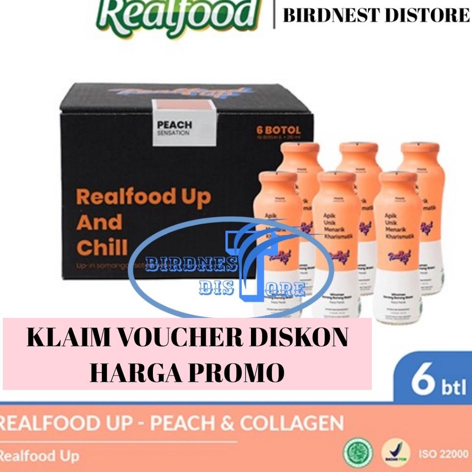 

KODE6c6Bq--Realfood Up Peach 6 Botol