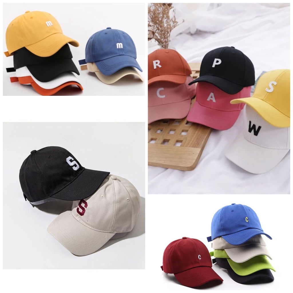 Inisial Nama A-Z Topi Bucket Hat Anak Dan Dewasa Polos  inisial nama suka suka