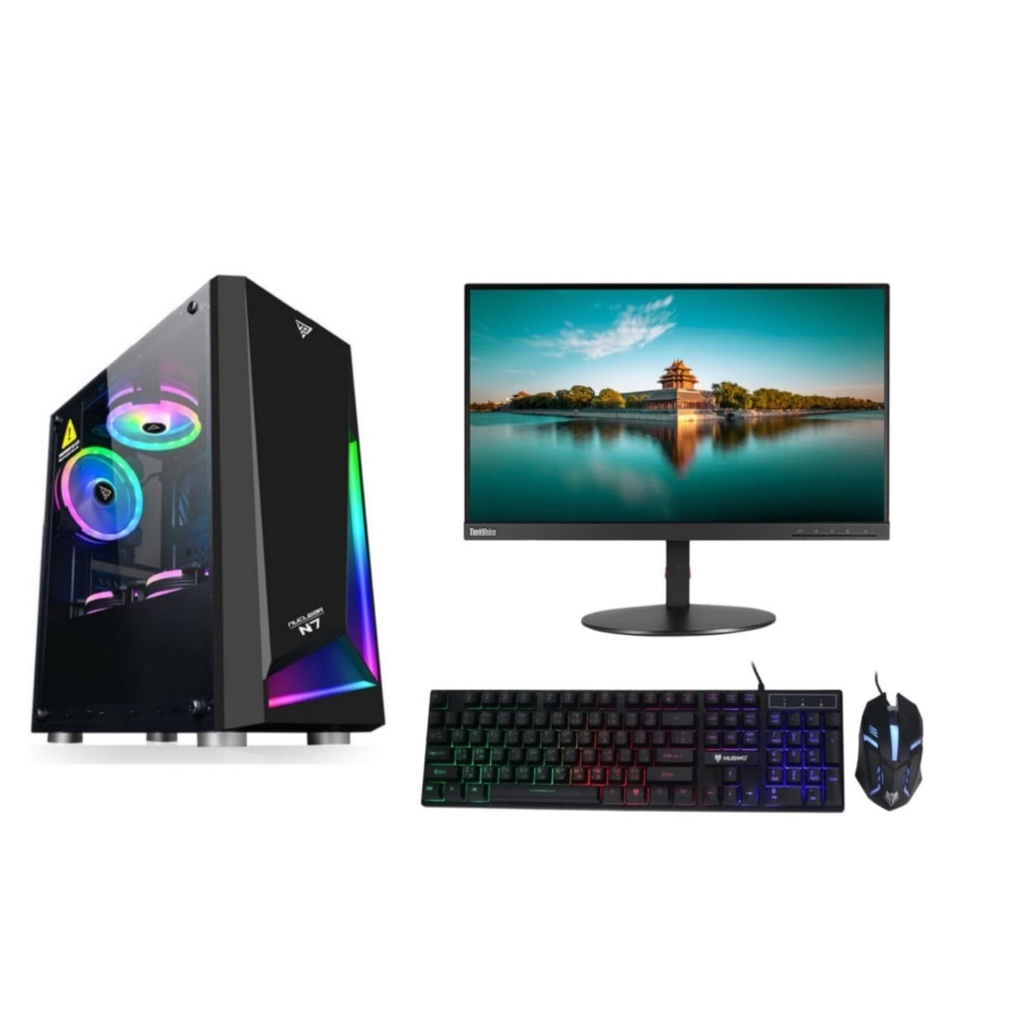 PAKET LENGKAP PC RAKITAN i7 4790 DESAIN & EDITING WIHT MONITOR LED