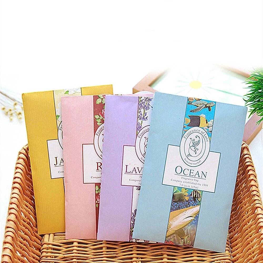 Pengharum Lemari Aromatherapy Pewangi Ruangan Gantung Pengharum Sachet Fragrance Bag Parfum Mobil Murah Import