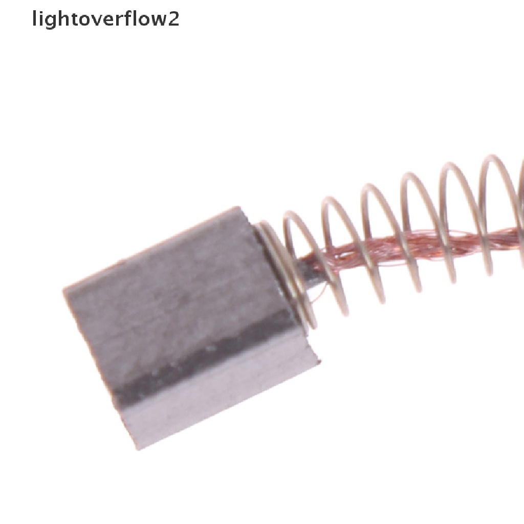 (lightoverflow2) 2pcs / Set Brush Karbon Pengganti Untuk Aksesoris Manicure / Nail Art