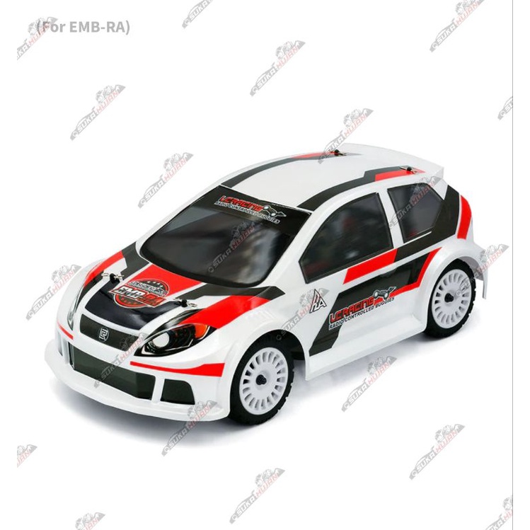 L6263 LC Racing EMB-RA 1/14 Rally Body WHITE Painted Polycarbonate