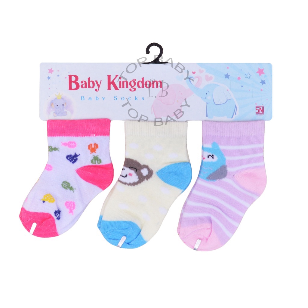 Kaos Kaki  Bayi 3in1  Baby Kingdom - 4605