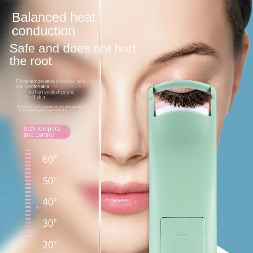 Solighter Electric Heated Eyelash Curler Fast Eye Beauty Natural Curling Penjepit Bulu Mata