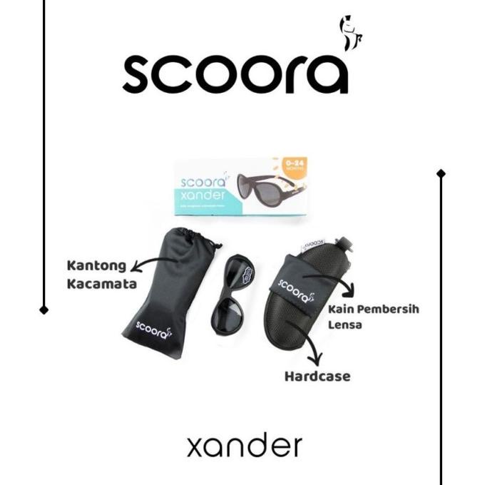 (NEW!) Scoora Xander Baby Sunglasses Unbreakable Frame Kacamata Bayi/ kacamata berjemur bayi/ perlindungan mata anak dan bayi