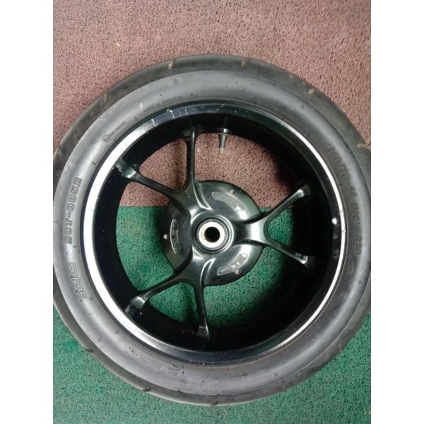 velg belakang aerox 155 original bawaan motor plus ban