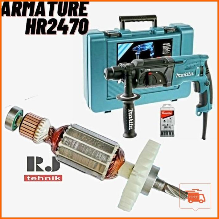 Makita HR2470 Armature Angker Spare Part Bor Hammer HR2470 2460 MURAH