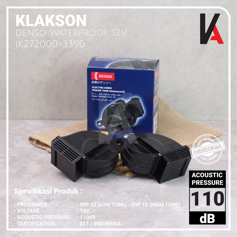 KLAKSON DENSO MODEL KEONG WATERPROOF TANPA KABEL KLAKSON HIGH QUALITY