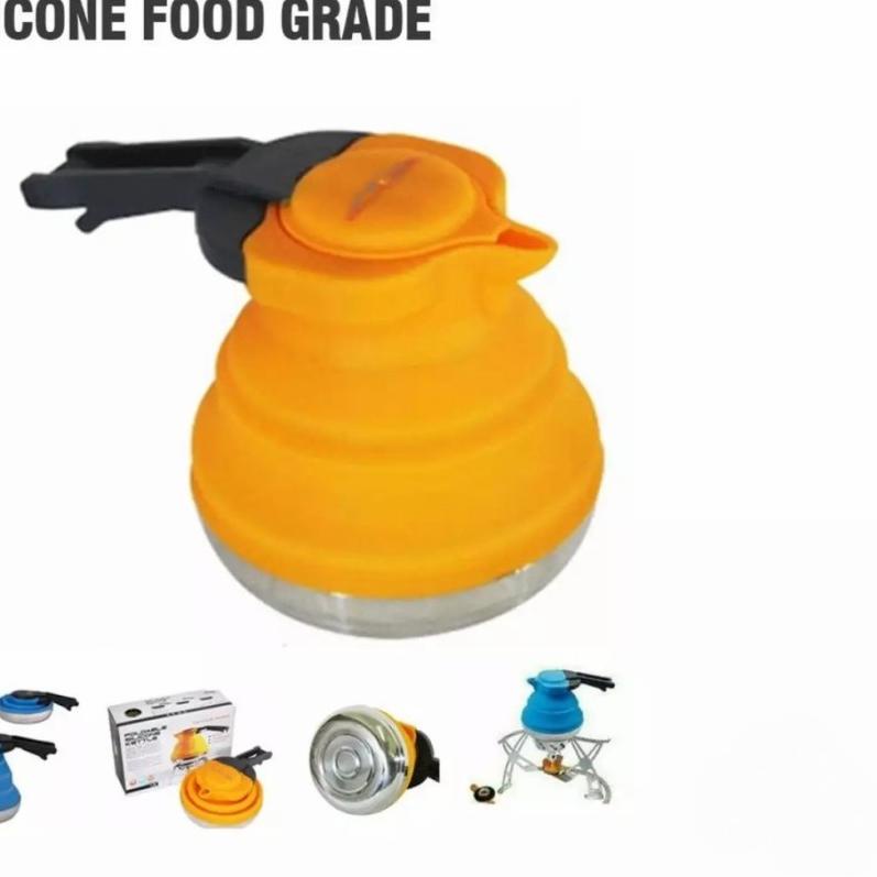 *Terlaris* Dhaulagiri Folding Kettle Silicon Teko Ceret Lipat Ultralight Ringan Dijamin