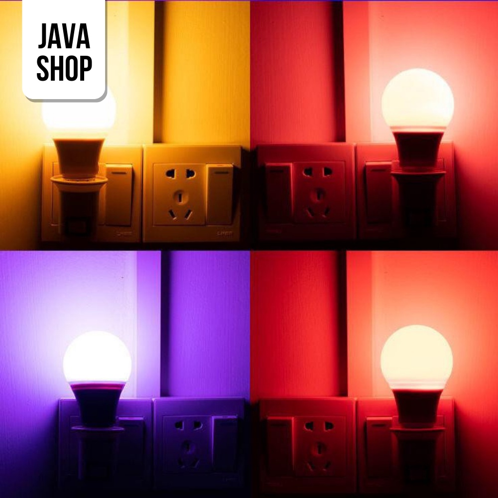 JAVASHOP Lampu Bohlam LED RGB  Berubah Warna Warni Dengan Remot