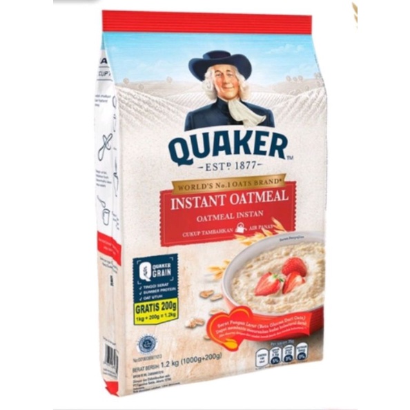 

Quaker Instant Oatmeal 1200 gr