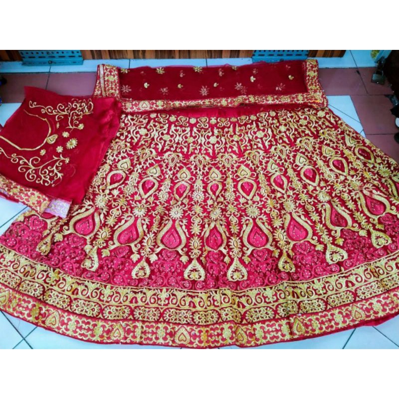 lehenga India/baju india wanita