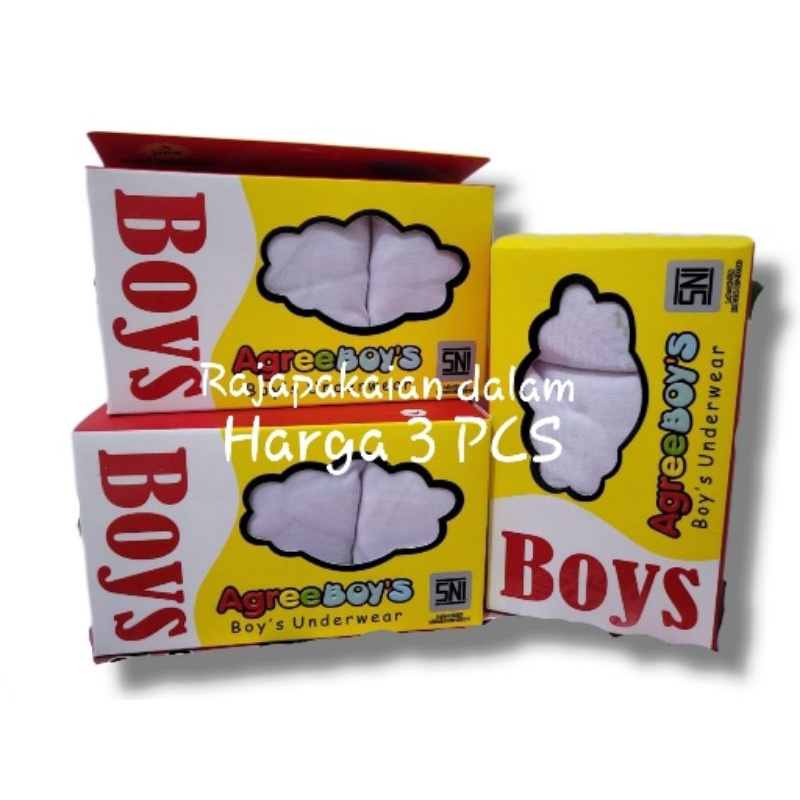 Celana Dalam anak laki laki Agree Boy's Harga 3 PCS