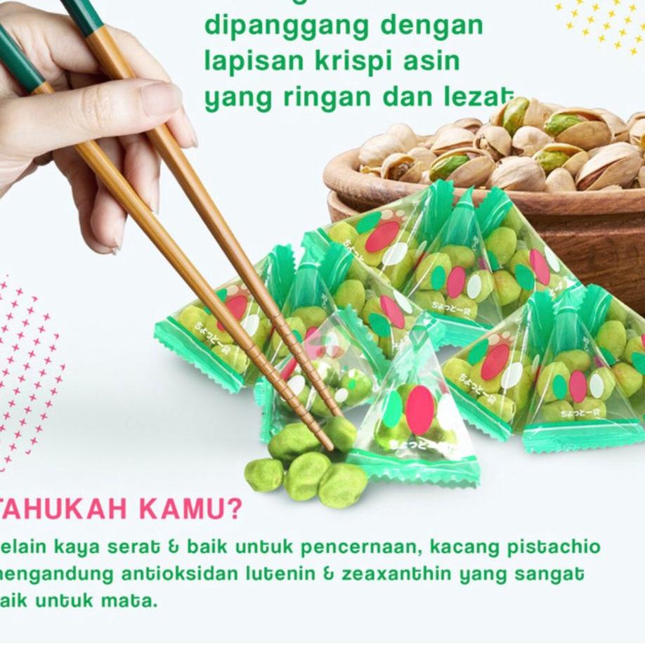 

BISA ✨COD✨ SENNARIDO GREEN SNACK PISTACHIO 90 GRAM | KACANG PISTACIO JEPANG !!