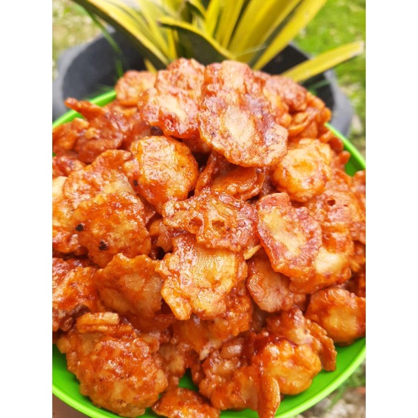

emping melinjo pedas manis berat 1kg