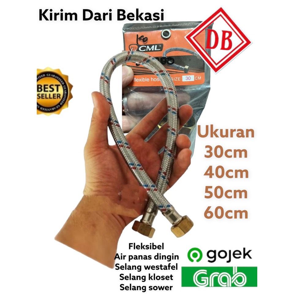 SELANG FLEXIBEL/SELANG KRAN AIR PANAS&DINGIN/SELANG WESTAFEL/SELANG KLOSET/SELANG FLEKSIBEL