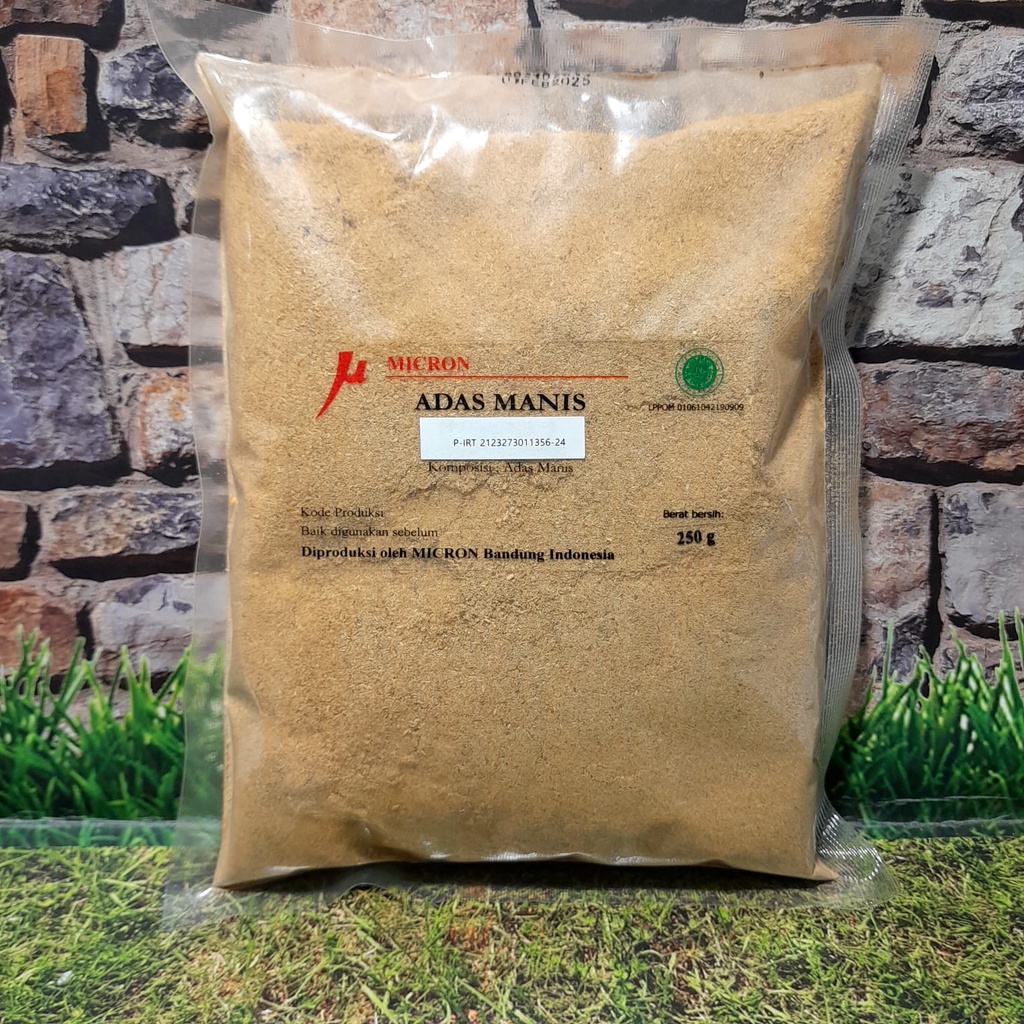 

Bumbu Dasar Samara Micron - Adas Manis Bubuk / Anisum Bubuk (250gr)