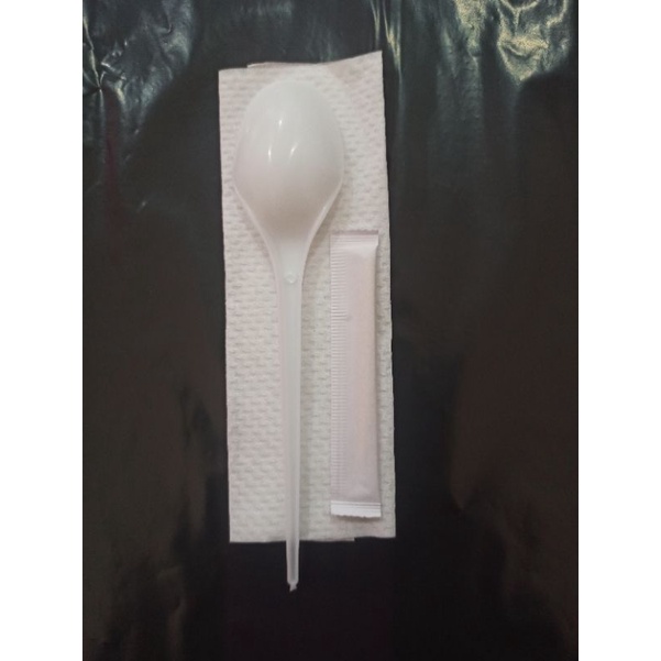 Sendok Set Catering Plastik Tisu Tusuk Gigi | Sendok Garpu Katering