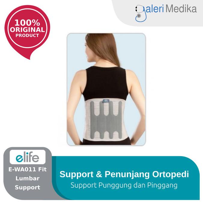 Korset Penyangga Punggung Elife E-WA011 Fit Lumbar Support