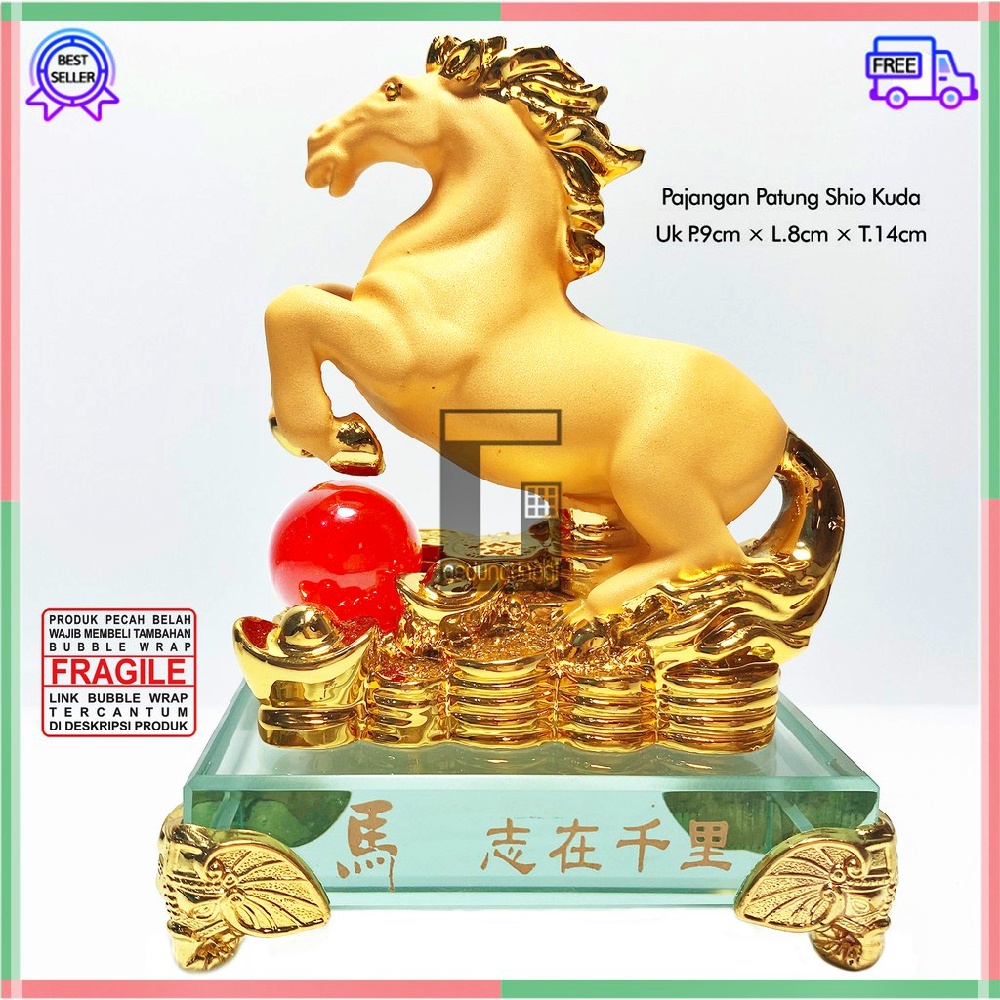 Patung Pajangan Kado Hadiah Hiasan Imlek Fengshui 12 Animal Bintang Binatang Hewan Sheshio Shio Sio Kuda Horse Rat Tiger Rabbit Dragon Snake Horse Monkey Dog Tikus Kerbau Macan Kelinci Naga Ular Kambing Monyet Ayam Anjing Babi Gold Emas Hoki Cina Cny 2023